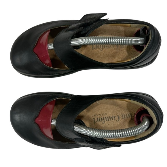 Finn Nashville Black Leather Comfort Mary Jane Womens Shoes US Sz6/EU Sz37 - Picture 5 of 14